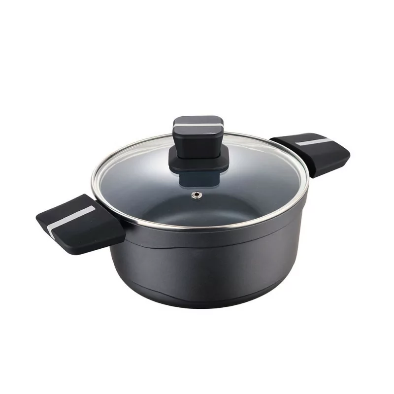San Ignacio Bistro Casserole - 20 x 10 cm - Cast Aluminum - w/ Lid - Gray - SG6425 San Ignacio Bistro Casserole - 20 x 10 cm - Cast Aluminum - w/ Lid - Gray - SG6425