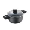 Caçarola San Ignacio Bistro - 20 x 10 cm - Alumínio Fundido - c/ Tampa - Cinza - SG6425|San Ignacio|6926427672450