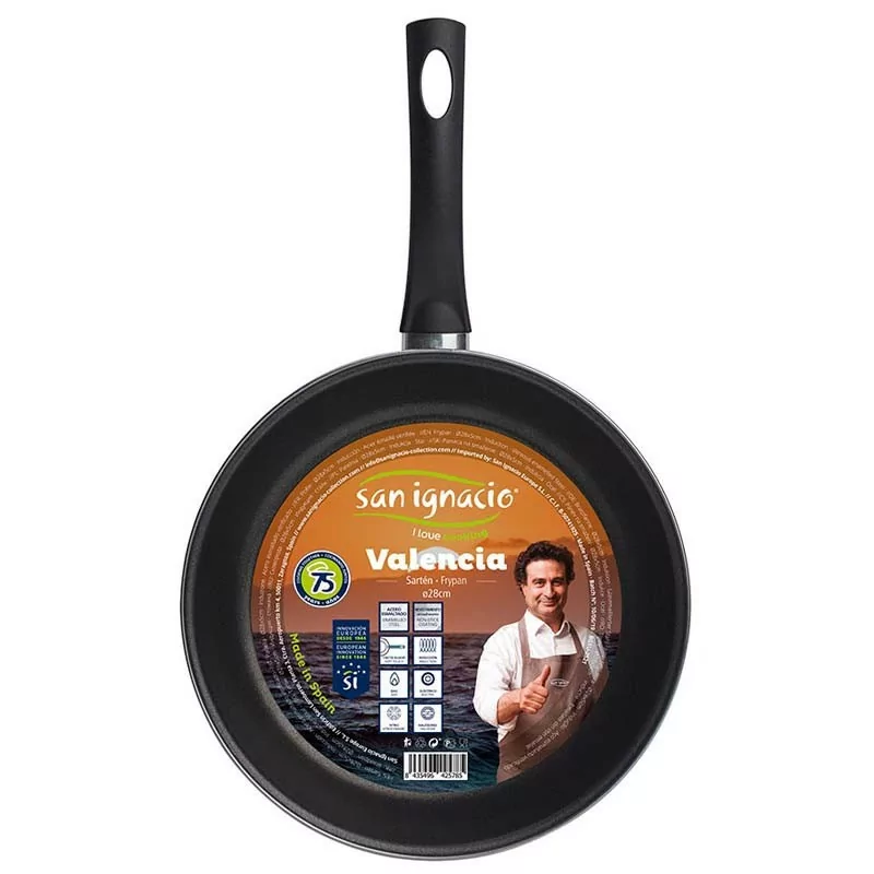 Frying pan San Ignacio Valencia - 28 cm - Glazed Aluminum - BGEU2521