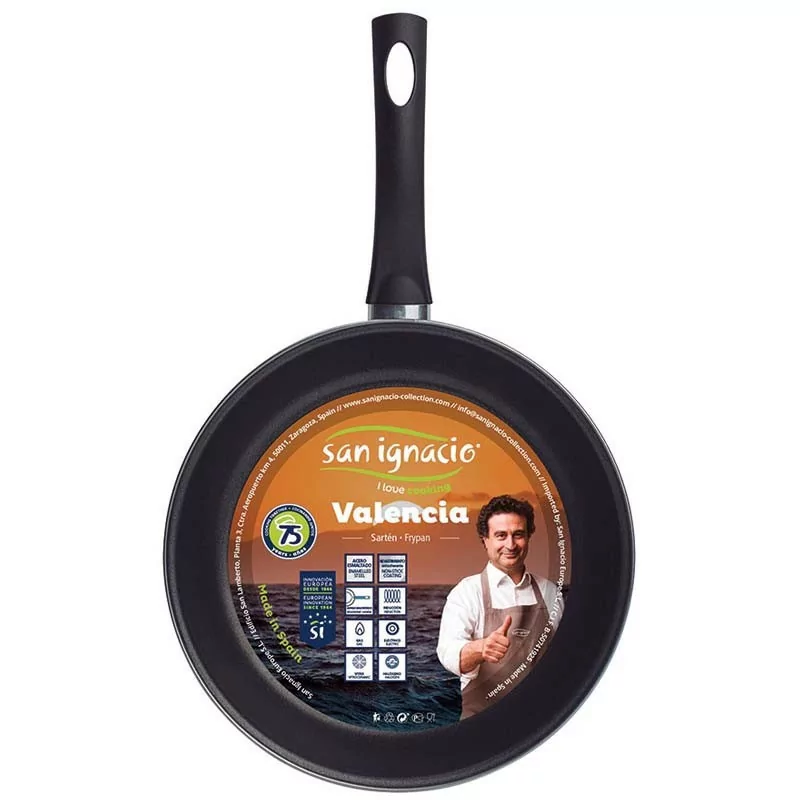 Sartén San Ignacio Valencia - 30 cm - Alumínio Vitrificado - BGEU3196