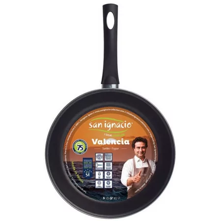 Frying pan San Ignacio Valencia - 30 cm - Glazed Aluminum - BGEU3196