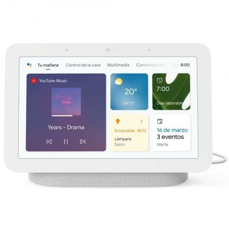 Google Nest Hub Smart Speaker - 2nd Generation - White Google Nest Hub Smart Speaker - 2nd Generation - White