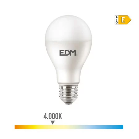 Lâmpada EDM - LED - E27 - 15W - 1900 LM - 4000K Luz Dia|EdM|8425998980714