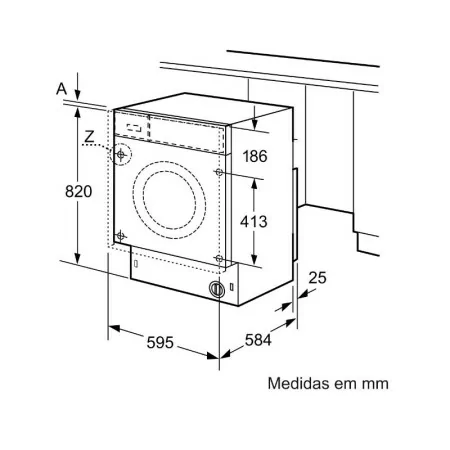 Bosch Washer / Dryer - 7/4 Kg - 1200 RPM - WKD24362ES (Series 4)