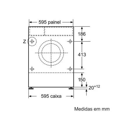 Bosch Washer / Dryer - 7/4 Kg - WKD28542ES (Series 6)