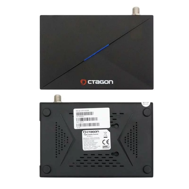 Octagon SFX6018 - S2+IP - WL - HD - H.265 HEVC - 1xDVB-S2 - E2 Linux
