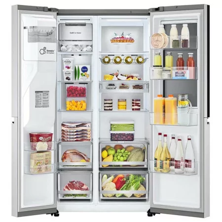 LG Side By Side Refrigerator - 416L - GSXV90BSDE