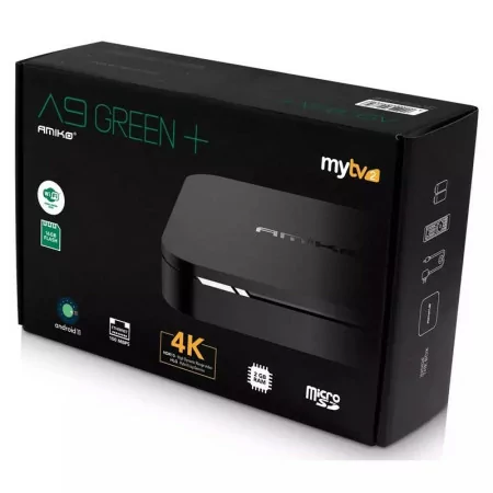 Amiko A9 Green+ - 2/16GB - IPTV Box - Android 4K