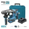 Koma Tools Pro Series Percussive Hammer - 20 V - 4.0 A - Battery, Charger and Case Included