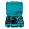 Koma Tools Pro Series Percussion Drill - Hammer Drill / Screwdriver Kit - 20 V - 2 Batteries 2.0 A - Charger