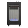 Fulmo Indoor Gas Heater - Blue Flame - Collapsible - Black