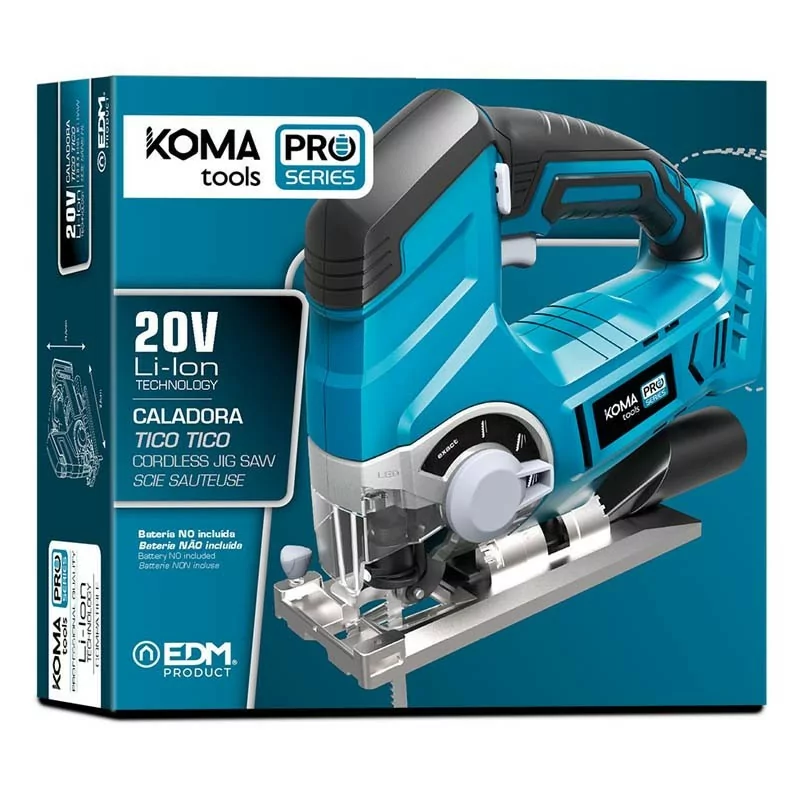 Serra Tico-Tico Koma Tools Pro Series - 20 V - 2300 RPM