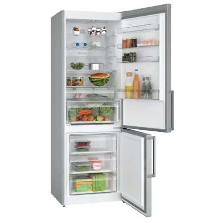 Bosch Combination Refrigerator - 440 L - Stainless steel - KGN497ICT - Series 4