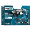 Koma Tools Pro Series Percussive Hammer - 20 V - 4.0 A - Battery, Charger and Case Included