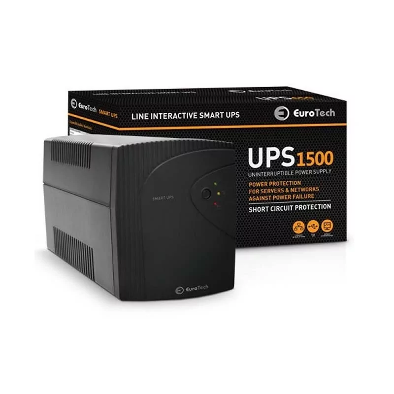 Eurotech Interactive UPS - 1500 VA - 900 W - UPS1500EU