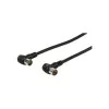 Coaxial Cable - 75 Ohm - M/F - 2.5 m - Black - O751-2.5