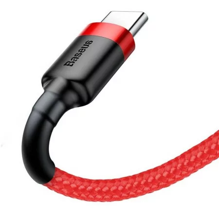 Baseus Cafule Cable - USB-A 2.0 / USB-C - 1 m - Red - CATKLF-B09