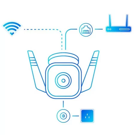 TP-Link Tapo TC65 Security Camera - 3 MP - Wi-Fi - Outdoor IP66