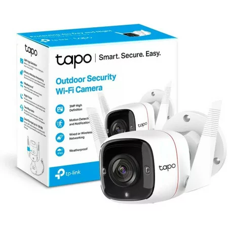 TP-Link Tapo TC65 Security Camera - 3 MP - Wi-Fi - Outdoor IP66