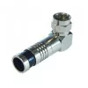 Plug Type F 90º Compression - FCM90º - Bag 12 Pieces