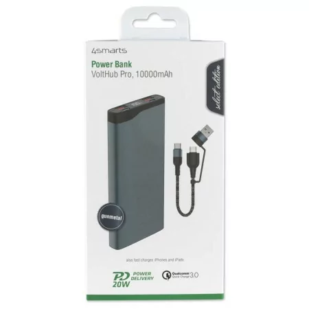 Powerbank 4smarts VoltHub Pro - 10000mAh - 22.5W - Fast Charging