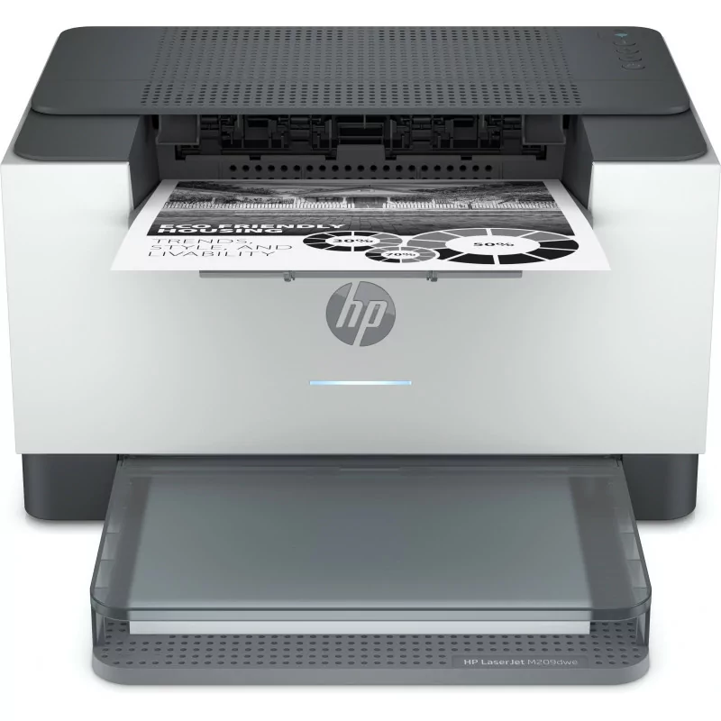 HP LaserJet Printer - Monochrome - Wi-Fi - M209DWE - 6GW62E