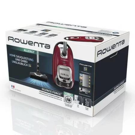 Rowenta R07473EA Silence Force Vacuum Cleaner with Bag - Animal Care - (4.5L - 400W - 58dB)