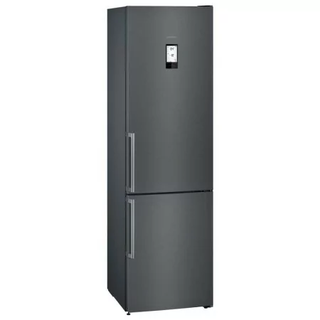 Siemens iQ500 Combi Refrigerator - 366L - Black Stainless Steel - KG39NHXEP