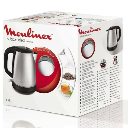 Moulinex Subito Select jug - 1.7 L - Stainless steel - BY-550-D-10