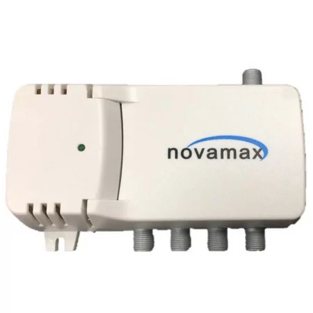 Novamax Indoor Amplifier - 4 Outputs - UHF / VHF 28 dB - NV033036M