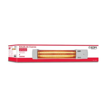 Calefactor de Quartzo EDM - Modelo Marfil - p/ Casa de Banho - 1200 W