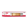 EDM Quartz Heater - Chrome Model - for Bathroom - 1200 W