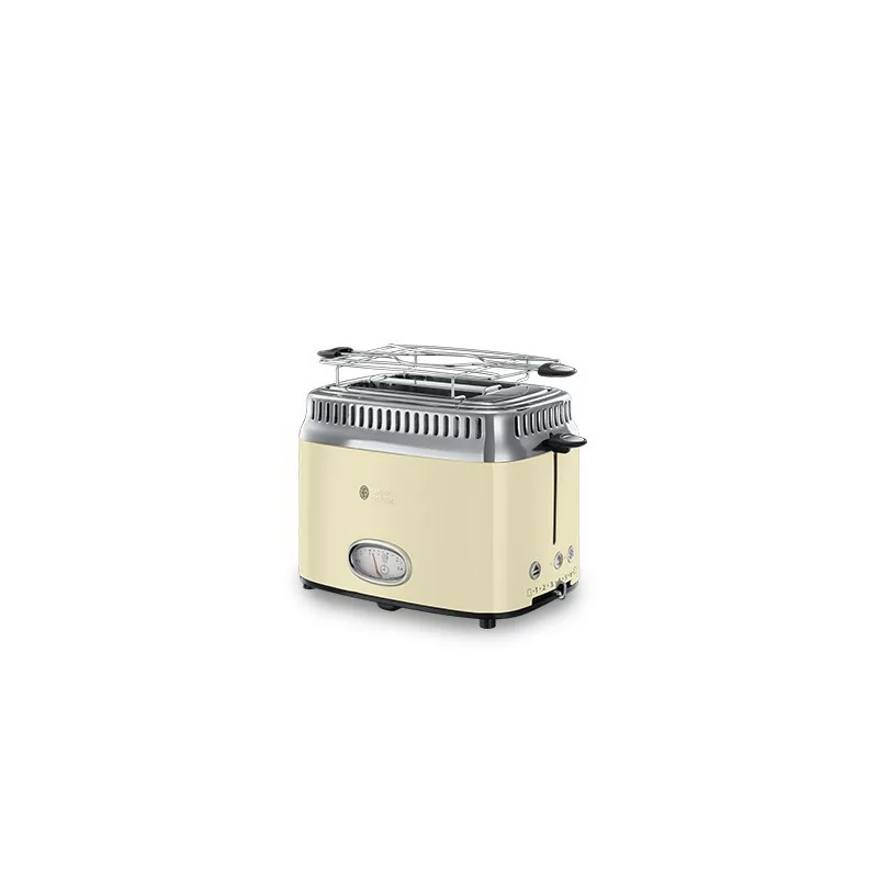 Retro Vintage Cream 2 Slice Toaster - Russell Hobbs Retro Vintage Cream 2 Slice Toaster - Russell Hobbs