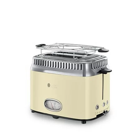 Retro Vintage Cream 2 Slice Toaster - Russell Hobbs