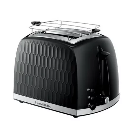 Honeycomb Black 2-Slice Toaster - Russell Hobbs