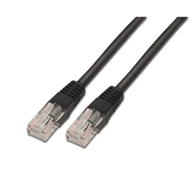 Cabo de Rede RJ45 UTP Cat5e Aisens - 2M - Preto|AISENS|8436574702033 Cabo de Rede RJ45 UTP Cat5e Aisens - 2M - Preto|AISENS|8436574702033