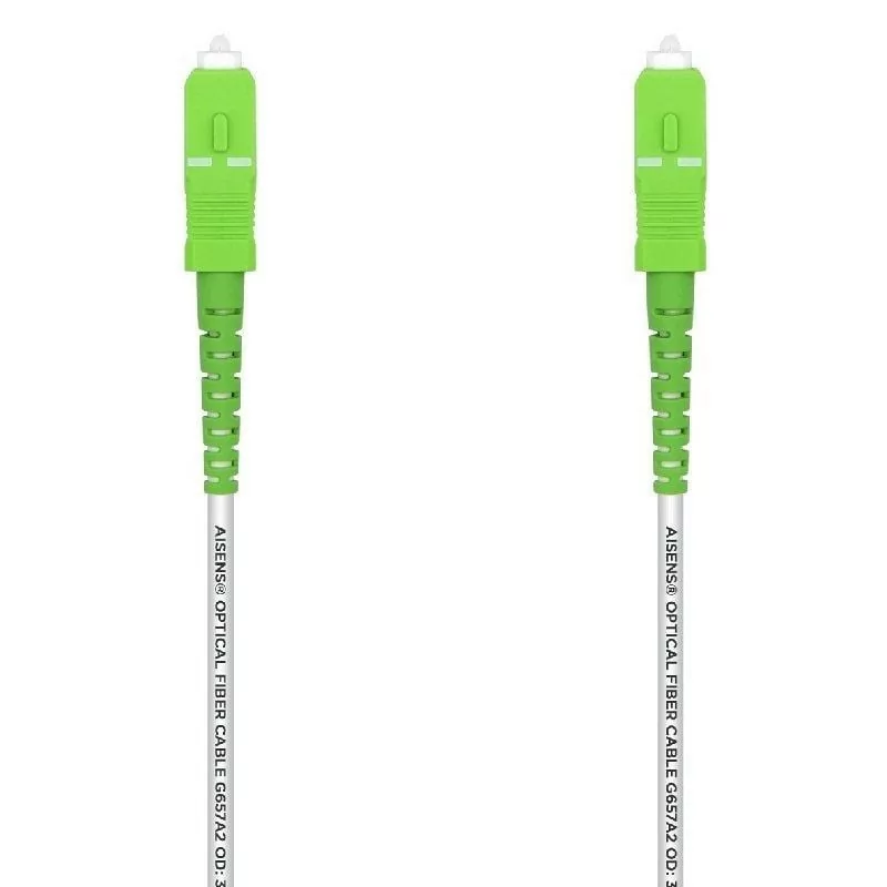 Cabo de Fibra Ótica G657A2 3.0 Aisens - 3M - Branco Cabo de Fibra Ótica G657A2 3.0 Aisens - 3M - Branco