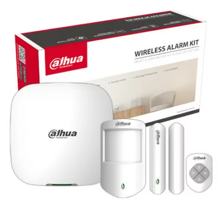 Kit de Intrusão Via-Rádio Dahua - Kit Alarme Basic - ARC3000H-03-GW2