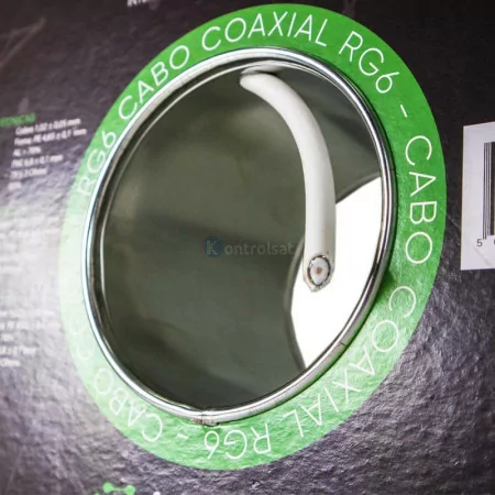Cabo Coaxial RG6 Branco ITED - 100M - Idealsat