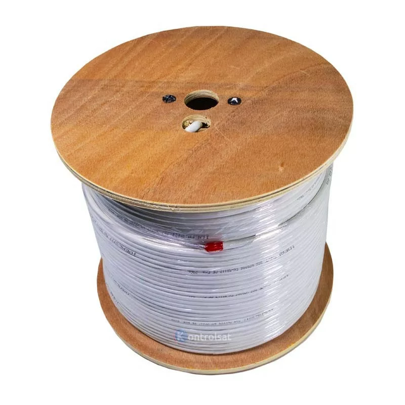 Coaxial Cable RG6 White - 300M - Idealsat
