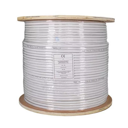 Cable Coaxial RG6 Blanco - 300M - Idealsat