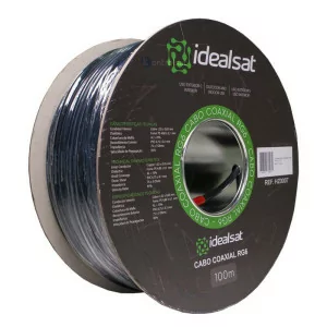 Cable Coaxial RG6 Negro PE...