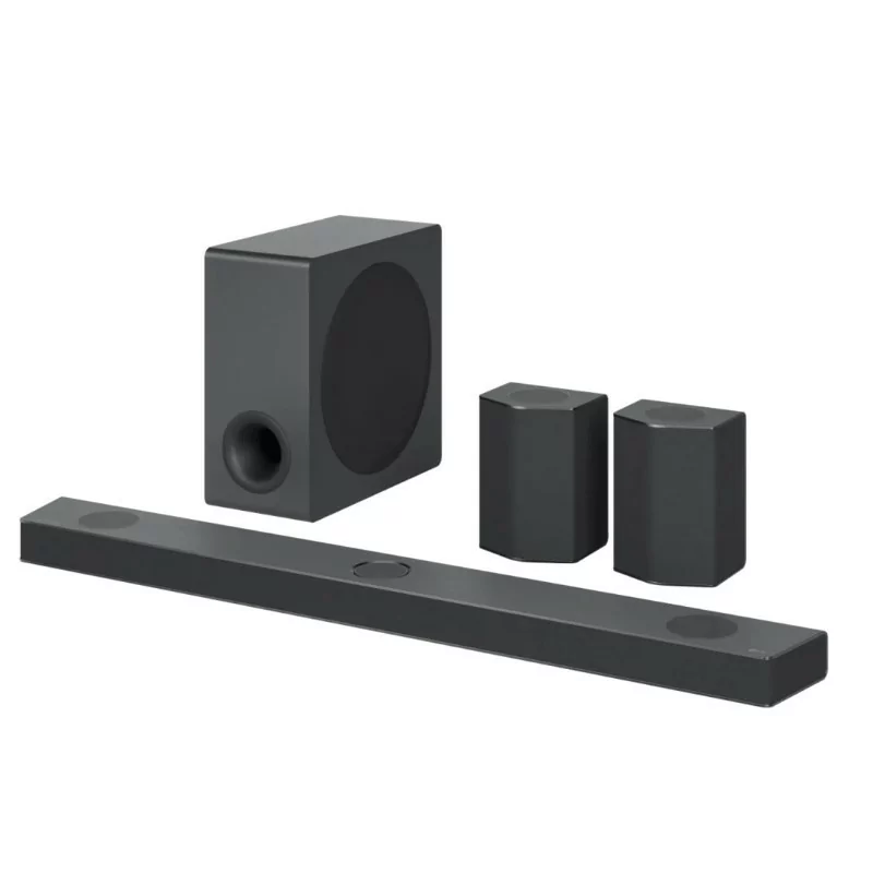 Barra de Som LG S90QY - 810W 9.1.5ch - Meridian, DTS:X, Atmos (HDMI eARC / Ótico / BT / USB) Barra de Som LG S90QY - 810W 9.1.5ch - Meridian, DTS:X, Atmos (HDMI eARC / Ótico / BT / USB)