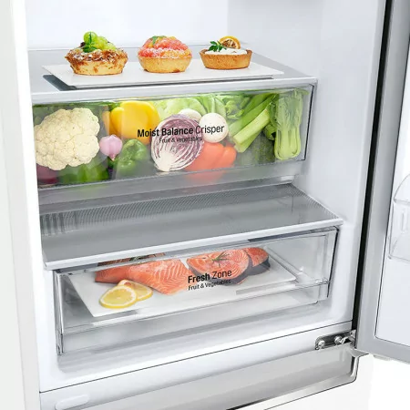 Frigorífico Combinado LG - GBB61SWJMN - 341L - (Branco / No Frost)|LG|8806091013828