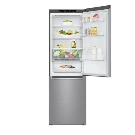 Frigorífico Combinado LG - GBB61PZJMN - 341L - (Inox/ No Frost)|LG|8806091013750