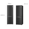 Frigorífico Combinado LG - 341L - (Preto / No Frost) - GBB71MCVGN|LG|8806091390868