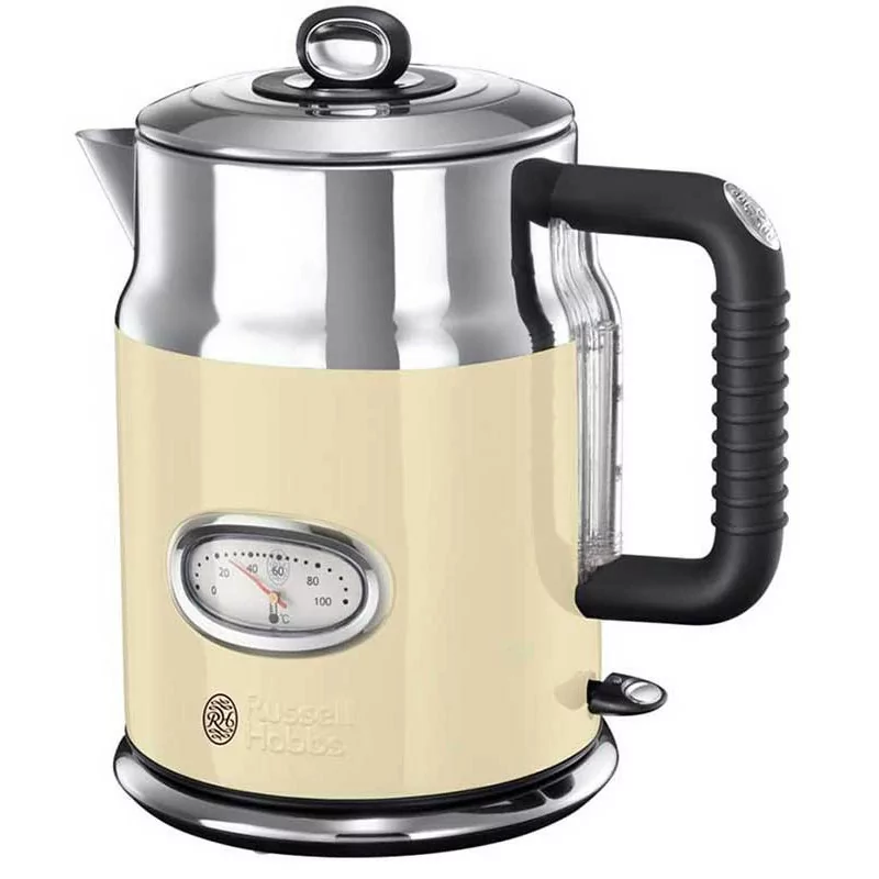 Retro Vintage Cream Kettle - Russell Hobbs