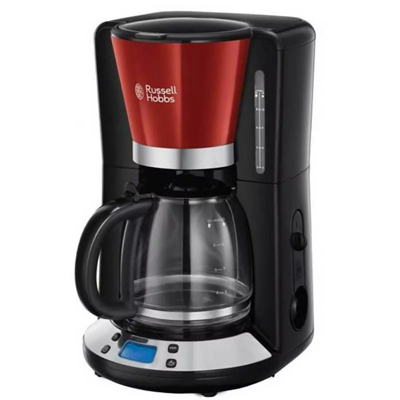 Colors Plus+ Flame Red Coffee Machine - Russell Hobbs Colors Plus+ Flame Red Coffee Machine - Russell Hobbs