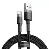 Cabo USB-A 2.0 / USB-C Baseus - 1M - Cinza/Preto