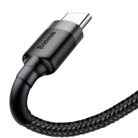 Cabo USB-A 2.0 / USB-C Baseus - 1M - Cinza/Preto|Baseus|6953156278202